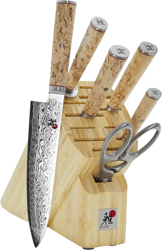 Birchwood GS2 7-pc Knife Block Set